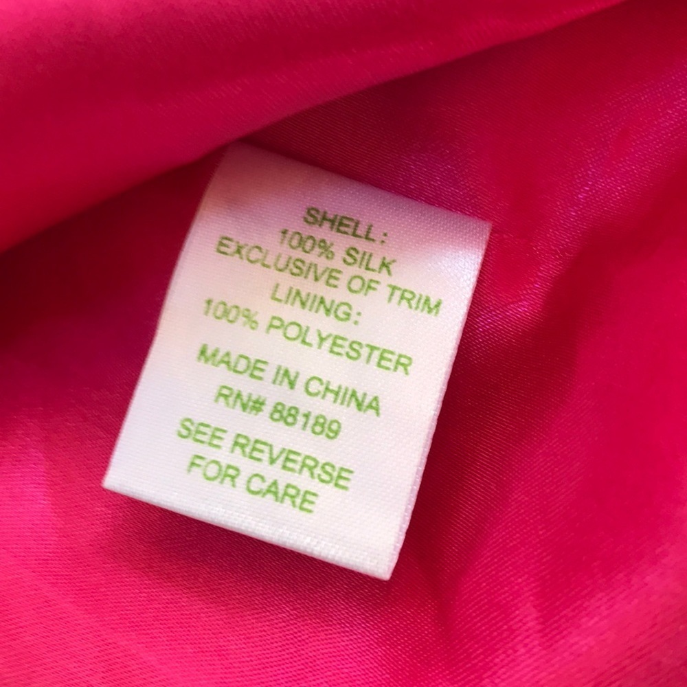 LILLY PULITZER Size 6 pink jillie strapless dress - Picture 5 of 7